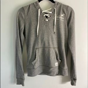 Hollister Sunset Coast Lace up Hoodie